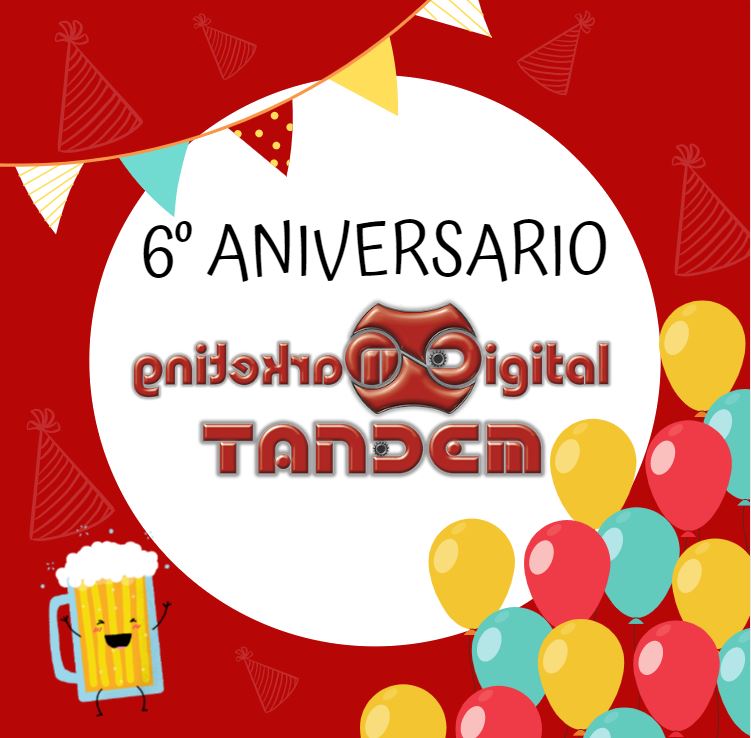 Diseño 6 aniversario Tandem